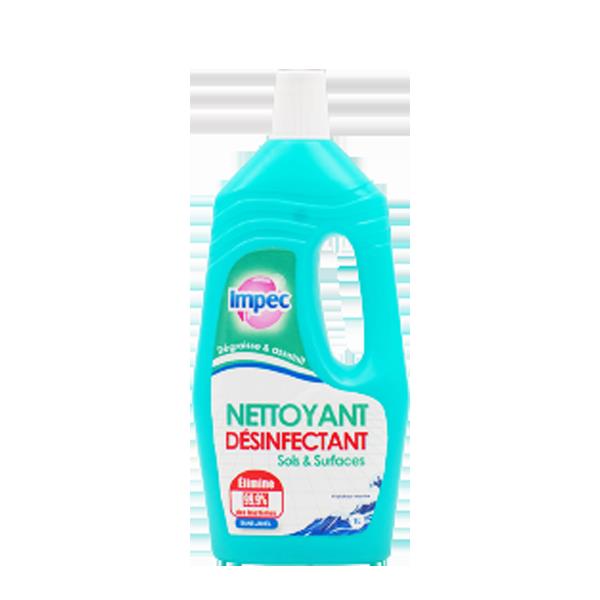 ENTRETIEN NETTOYANT DESINFECTANT SOL ET SURFACE 1L IMPEC