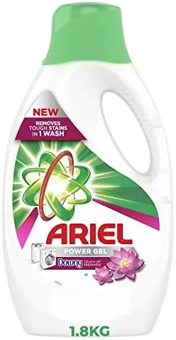 ENTRETIEN SAVON ARIEL LIQUIDE POUR MACHINE TOUCH OF DOWNY 1.8KG