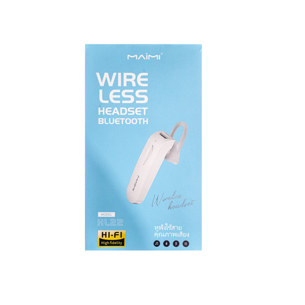 ECOUTEUR MAIMI HL22 OREILLETTE WIRELESS BLANC