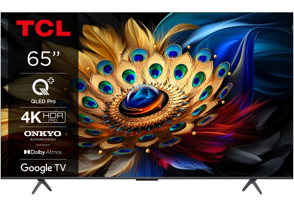 TELEVISION TCL 65" UHD 4K GOGGLE 65C655