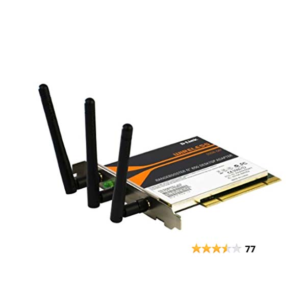 CARTE RESEAU DLINK DWD-547 N300 PCI WIFI 3 ANTENNES