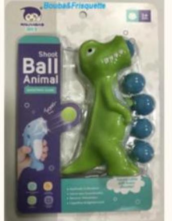 JOUET SHOOT BALL ANIMAL AJ31