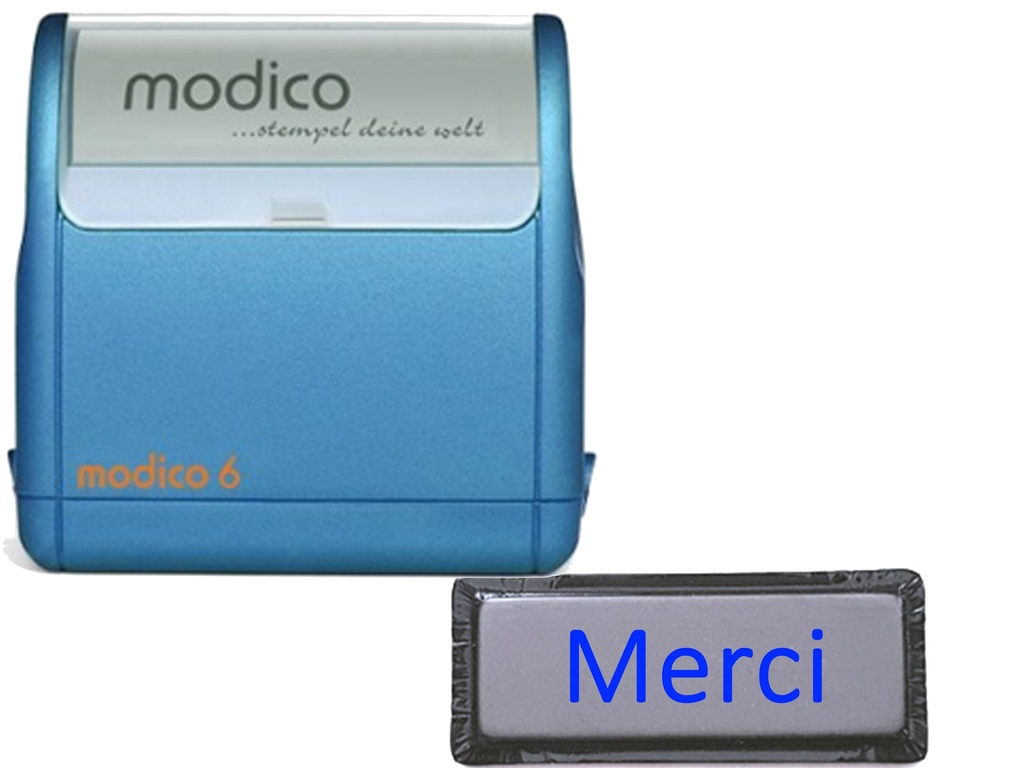 CACHET ACCESSOIRE MODICO 6 TEXT PLATE