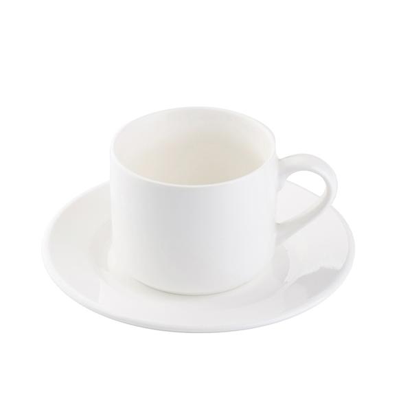 BS 06OZ BONE CHINA COFFE MUGW - SAUCER BGZ6