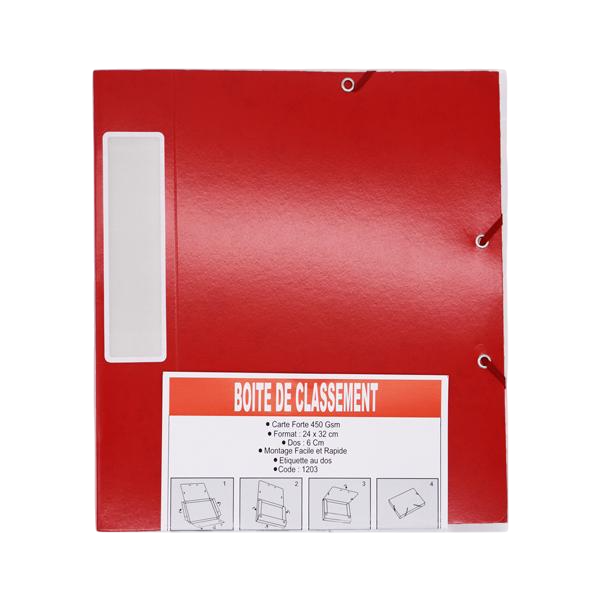 BOITE DE CLASSEMENT LAUREAT CARTONNEE DOS DE 60/EUROBOX