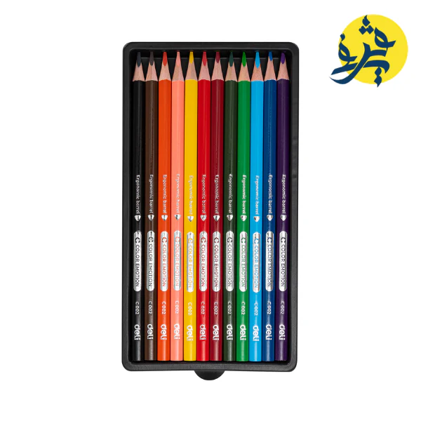 CRAYON DE COULEUR 12 COULEURS EMOTION DELI