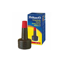 ENCRE A TAMPON PELIKAN ROUGE