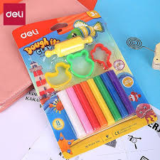 PÂTE A MODELER 12COULEURS DELI/CH D75041 160G