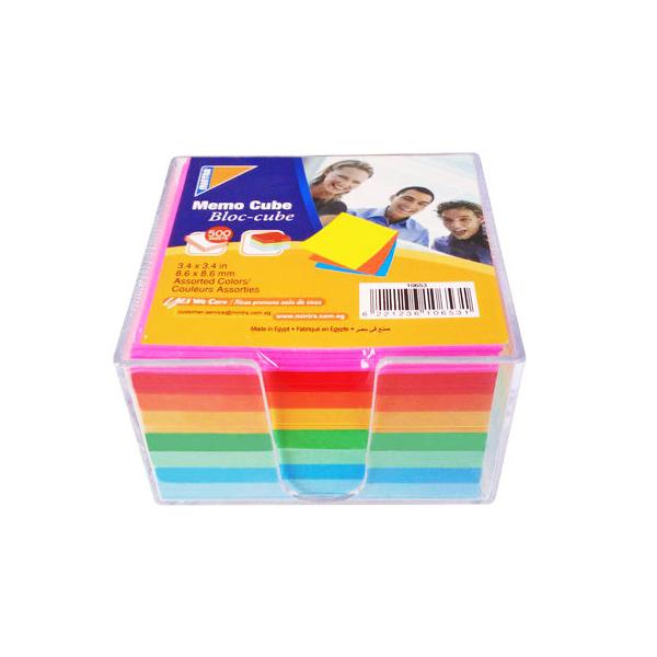 BLOC CUBE COULEUR MINTRA AVEC SUPPORT