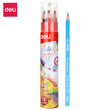CRAYON DE COULEUR DELI 12CLRS DEC00307