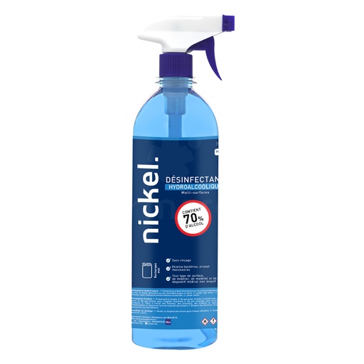 [STO:ENTR-04248] ENTRETIEN SPRAY  DESINFECTANT NICKEL 750ML