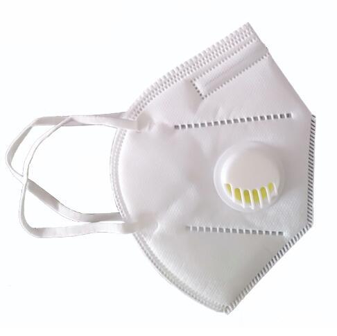 [STO:MASQ-06585] MASQUE KN95 AVEC VALVE BLANC LAVABLE