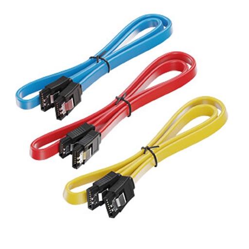 [STO:CABL-01283] CABLE SATA DATA JAUNE/ROUGE