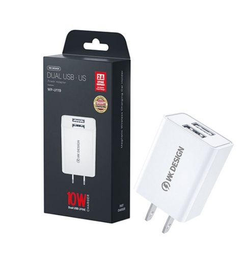 [STO:CHAR-02769] CHARGEUR REMAX VIP STORE WP-U119 2USB DC5V-2A 10W