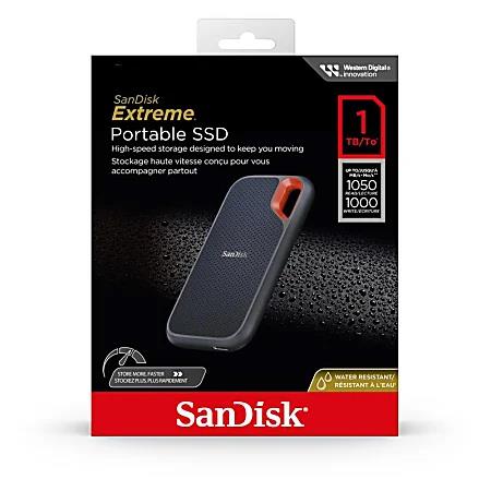 [STO:DISQ-03736] DISQUE EXTERNE SSD SANDISK EXTREME 1050MBPS 1TB
