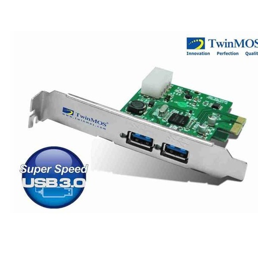 [STO:CART-02149] CARTE PCI EXPRESS 3.0 USB  TWINMOS