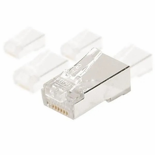 [STO:CONN-03228] CONNECTEUR RJ45 CAT6 FTP METALLIQUE