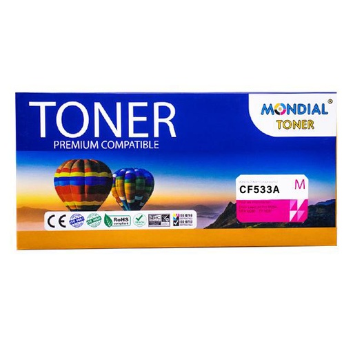 [STO:TONE-10511] TONER MONDIALTONER HP CF533A MAGENTA