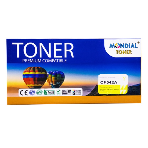 [STO:TONE-10514] TONER MONDIALTONER HP CF542A YELLOW