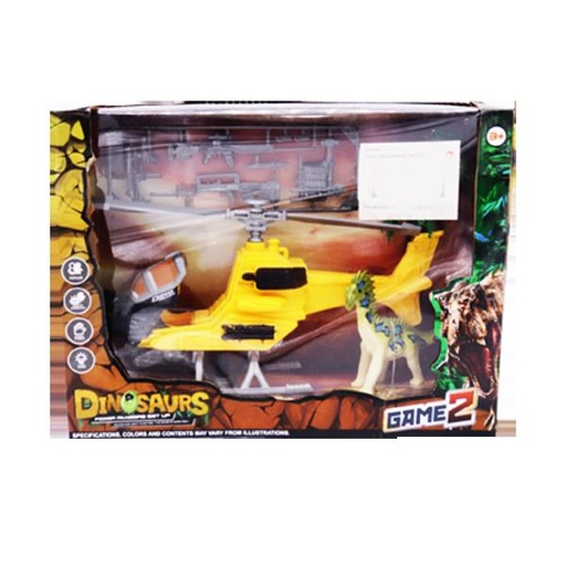 [STO:JOUE-05612] JOUET DINOSAUR ET HELICO/B