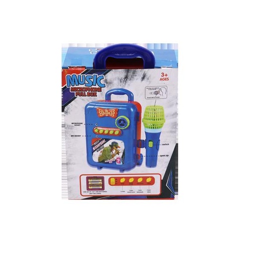 [STO:JOUE-05702] JOUET MUSIC MICROPHONE PULL BOX A51Y1