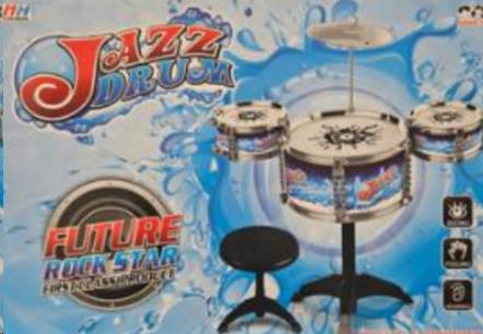 [STO:JOUE-05655] JOUET JAZZ DRUM EF57