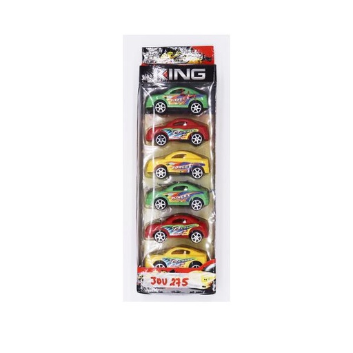 [STO:JOUE-05674] JOUET LOT DE 6 VOITURES MM KING A48Y2