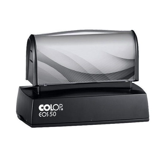 [STO:CACH-01407] CACHET RECTANGULAIRE 30*70 EOS50 COLOP BLEU/109561