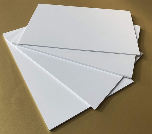 [SER:DECO-11101] DECOUPE PLAQUE PVC 5mm A3 - 30*40 - IMPRESSION AUTOCOLLANT STD Q