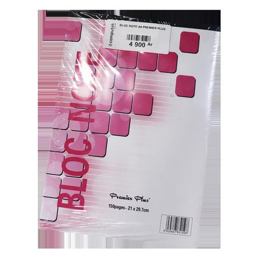[STO:BLOC-00738] BLOC NOTE A4 PREMIER PLUS