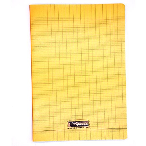 [STO:CAHI-01630] CAHIER 17*22 96P 90G POLYPRO CALLIGRAPHE ORANGE 18128
