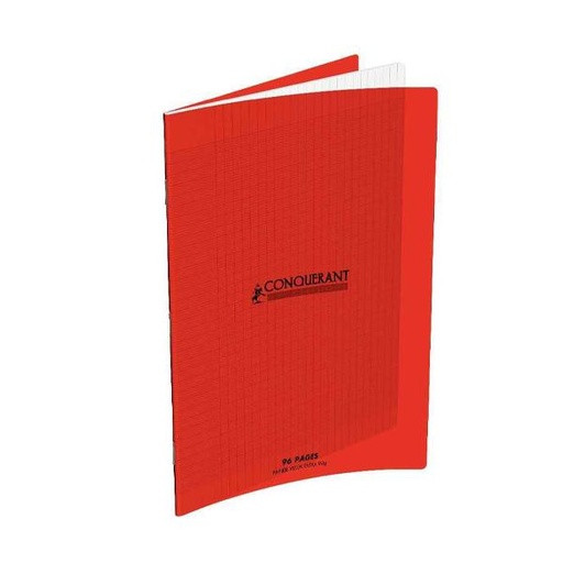 [STO:CAHI-01786] CAHIER A4 96P SEYES POLYPRO 90G CONQUERANT ROUGE