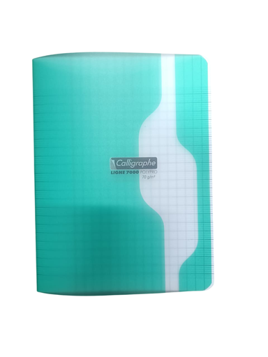 [STO:CAHI-01756] CAHIER A4 96P 90G POLYPRO CALLIGRAPHE VERT