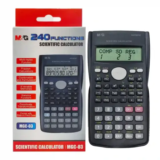 [STO:CALC-01920] CALCULATRICE SCIENTIFIQUE M&G 240F MGC-03 98767
