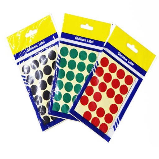 [STO:GOMM-04887] GOMMETTE RONDE BESKO GM UNICOLOR 240PCES