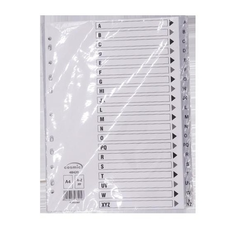 [STO:INTE-05447] INTERCALAIRE ALPHABETIQUE COSMIC