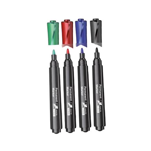 [STO:POCH-07457] POCHETTE DE 4 MARKER PERMANENT DOLLAR