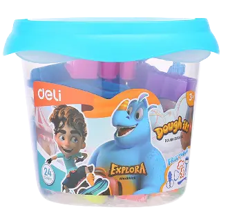 [STO:PATE-07206] PATE A MODELER DELI 24 COULEUR EN POT REF:D753 86