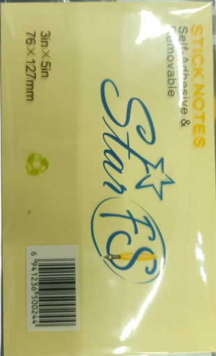 [STO:POST-07661] POST IT 76*127 STAR