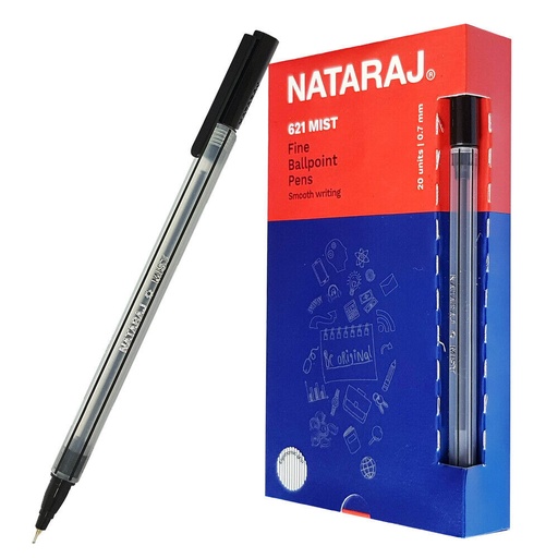 [STO:STYL-09199] STYLO NATARAJ 621 NOIR