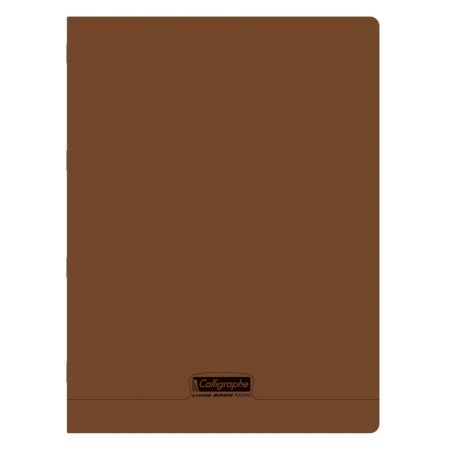 [STO:CAHI-01712] CAHIER A4 192P 90G POLYPRO CALLIGRAPHE MARRON
