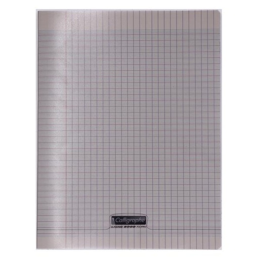 [STO:CAHI-01597] CAHIER 17*22 48P 90G POLYPRO ECOLIER TRANSPARENT 44508