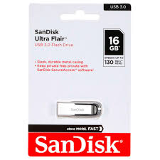 [STO:FLAS-04710] FLASH DISK SANDISK ULTRA FLAIR 3.0 16GB